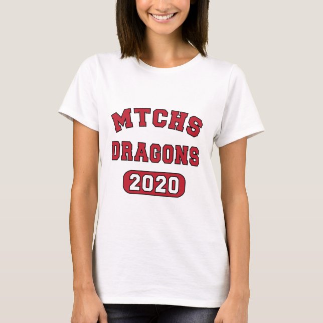 Camiseta Ganhos para a classe de 2020 (Frente)