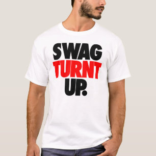 Camiseta Ganhos Turnt acima perto: Trenz Unltd. T branco