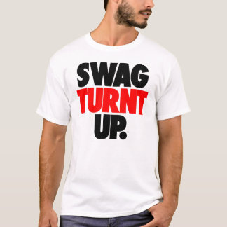 Camiseta Ganhos Turnt acima perto: Trenz Unltd. T branco