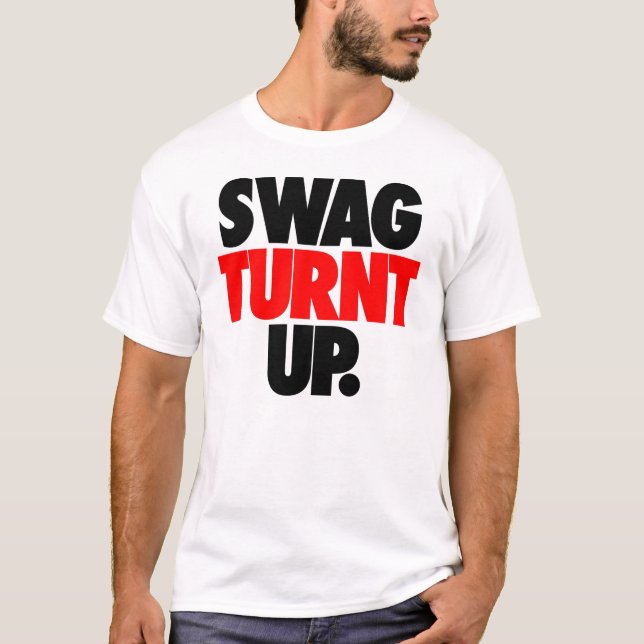 Camiseta Ganhos Turnt acima perto: Trenz Unltd. T branco (Frente)