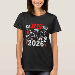 Camiseta Ganhou 2026 para a formatura de enfermeira ou clas