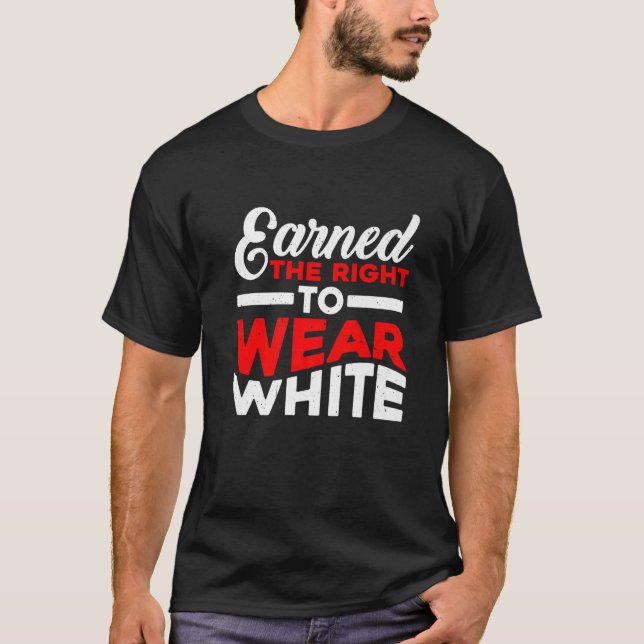 Camiseta Ganhou O Direito De Vestir Branco (Frente)