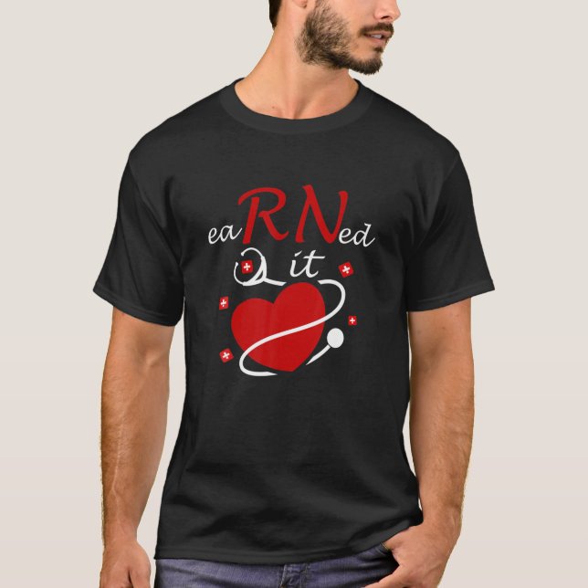 Camiseta Ganhou Rua De Pulso De Enfermagem De Enfermeira (Frente)