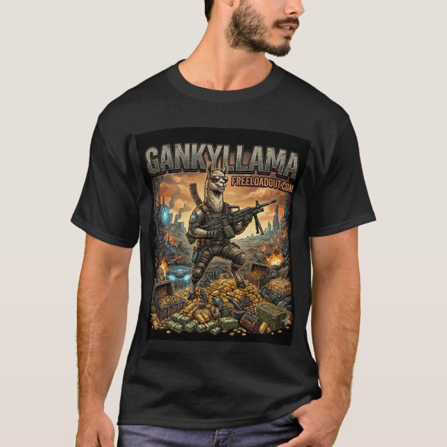 Camiseta GankyLlama Rambo Signature (Frente)