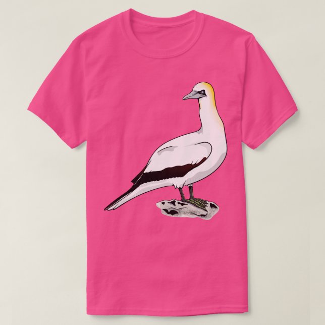 Camiseta gannet australasiano Tkapu Takapu (Frente do Design)
