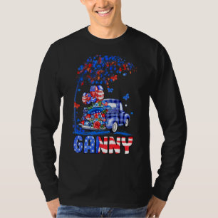 Camiseta Ganny Truck American Flag Fireworks Patriótico 4º