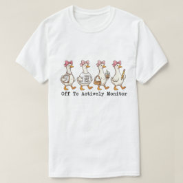Camiseta Ganso Atarefado e Caprichoso "Partindo para Monito