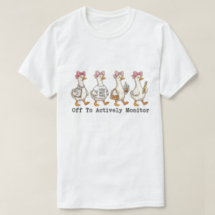 Camiseta Ganso Atarefado e Caprichoso "Partindo para Monito