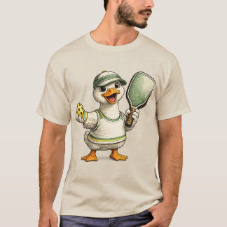 Camiseta Ganso Bobalhão Engraçado de Pickleball : Ganso co