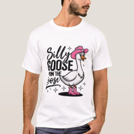 Camiseta Ganso Bobo à Solta Ganso Divertido