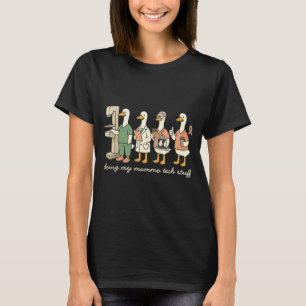 Camiseta Ganso Bobo de Tecnologia X Mamografia Fazendo Raio