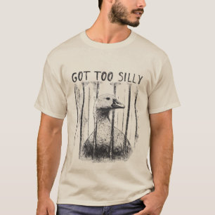 Camiseta Ganso Bobo Demais, Meme do Ganso Bobo Engraçado