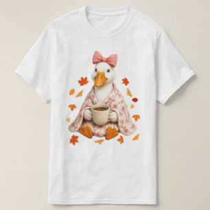 Camiseta Ganso Bobo Manta de Café Cerejeira de Outono