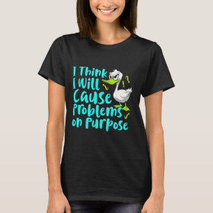 Camiseta Ganso Bobo Pato Divertido: Comédia Hilária de Aves