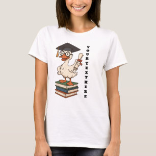 Camiseta Ganso Bobo Personalizado para Graduado
