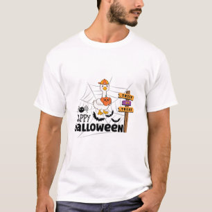 Camiseta Ganso bonito com picada de abóbora ou Dia das Brux