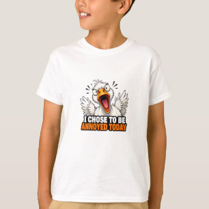 Camiseta Ganso Bravo Engraçado - Escolho Me Irritar Hoje