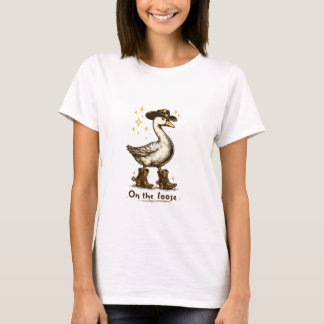 Camiseta Ganso Caubói à Solta Arte Cômica do Oeste