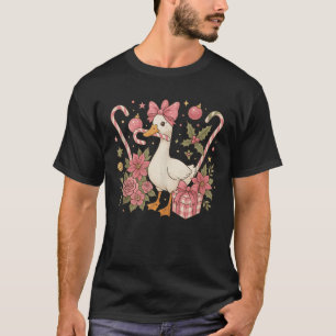 Camiseta Ganso Coquete Elegante Natal 2025 Família Coordena