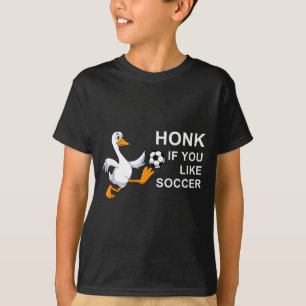 Camiseta Ganso de Futebol Engraçado Buzine Se Você Gosta