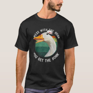 Camiseta Ganso De Ganso Engraçado, Ganso Facilmente Distra