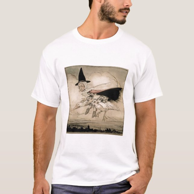 Camiseta Ganso de mãe, frontispiece 'do ganso de mãe o Ol (Frente)
