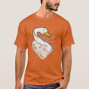 Camiseta Ganso do agricultor com Amante de os animais de Fa