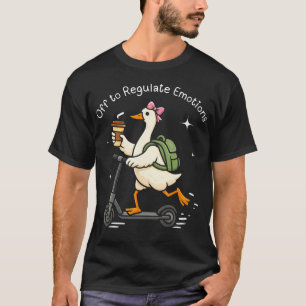 Camiseta Ganso Engraçado Para Regular Emoções Mentais