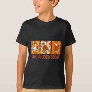 Camiseta Ganso Engraçado Tolo Outono Outono Só Um Ganso Aco