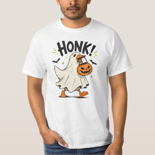 Camiseta Ganso Fantasma Divertido de Halloween