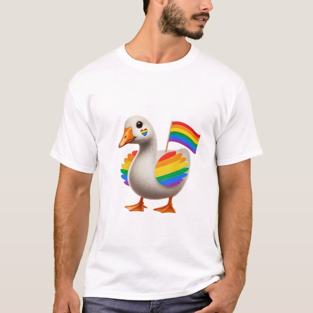 Camiseta ganso gbtq (Frente)