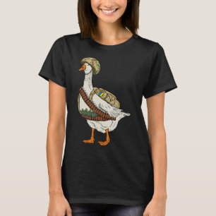 Camiseta Ganso Militar Ucraniano Combyt Soldado Engraçado R