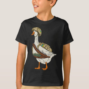 Camiseta Ganso Militar Ucraniano Combyt Solder Engraçado Ru