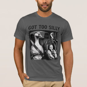 Camiseta Ganso Muito Bobo Cadeira de Bebê com Cinto de Segu