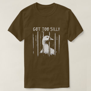 Camiseta Ganso Muito Bobo Meme Engraçado de Animais