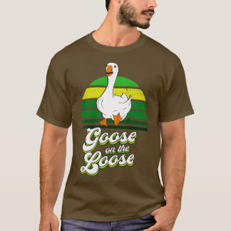Camiseta Ganso No Animal Bobo Engraçado Perdido