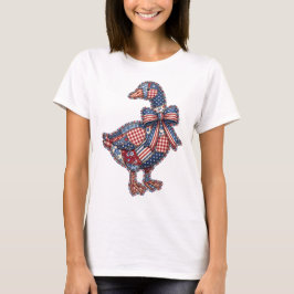 Camiseta Ganso Patriótico Acolchoado