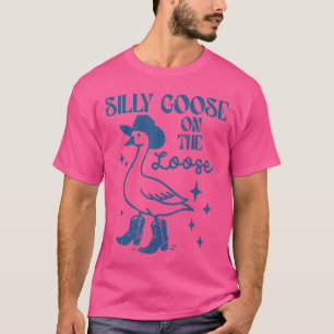 Camiseta Ganso Solto Cowgirl Vintage Cowboy Tolo Homens Mul