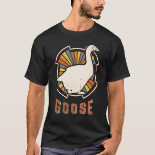 Camiseta Ganso Vintage Clássico Retro Amor Animal