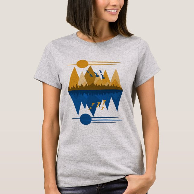Camiseta Gansos em Voo (Frente)