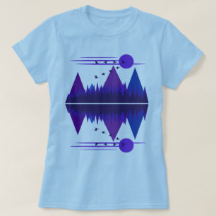 Camiseta Gansos em vôo