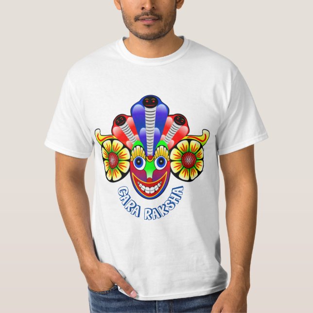 Camiseta Gara yaka Sri Lanka demon design T-Shirt (Frente)