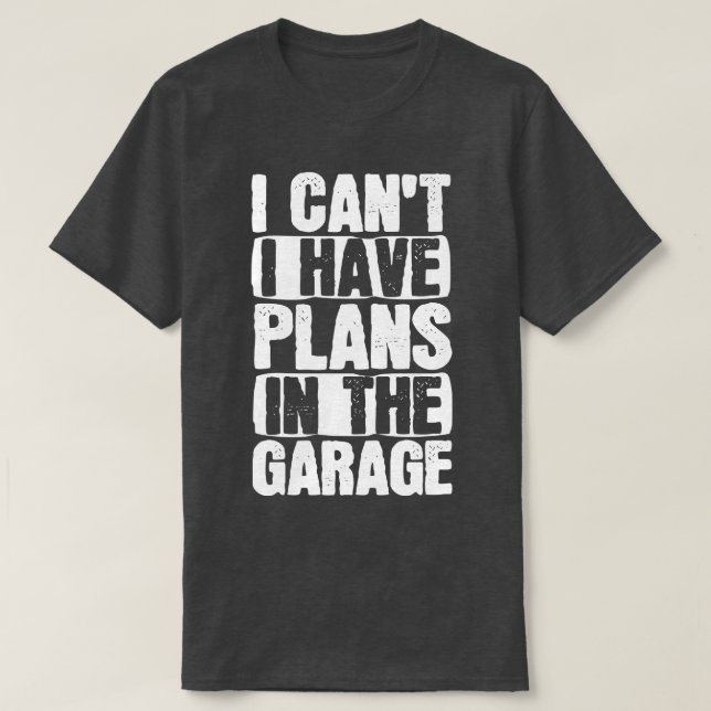 Camiseta Garage Car Mechanic Proprietário 1 (Frente do Design)