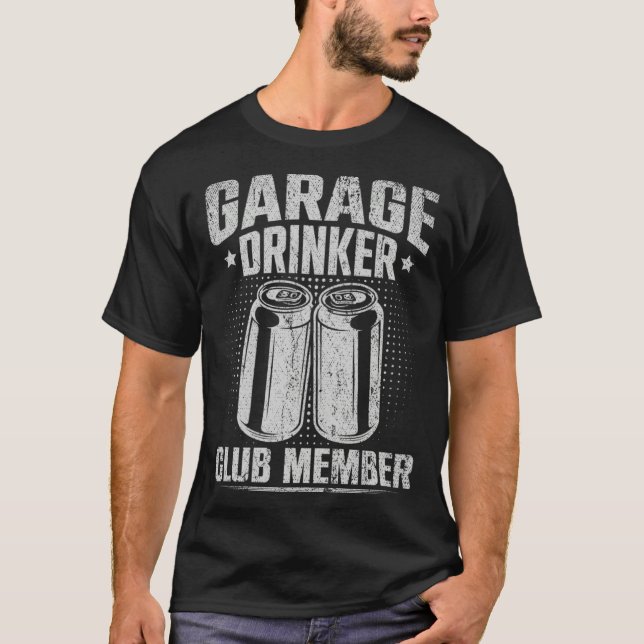 Camiseta Garage drinker workshop team neighbours team  1 (Frente)