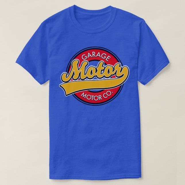 Camiseta Garage Motor Company retro 1 (Frente do Design)