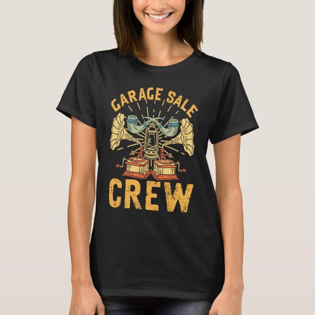Camiseta Garage Sale Crew Thrifft Store Comprando T (Frente)