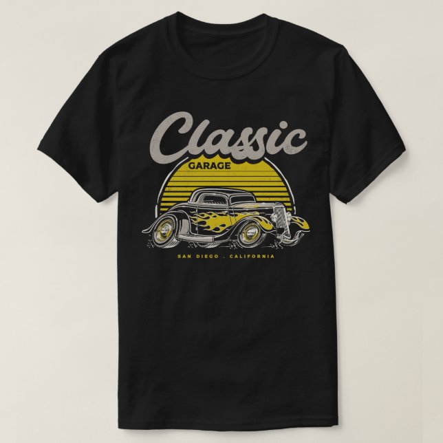 CAMISETA GARAGEM CLÁSSICA 1 (Frente do Design)