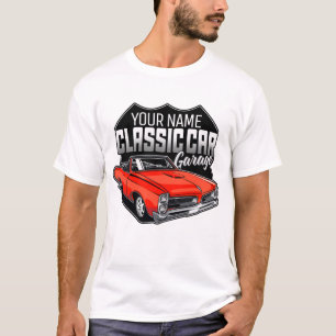 Camiseta Garagem Clássica Convertível 1966 Personalizada
