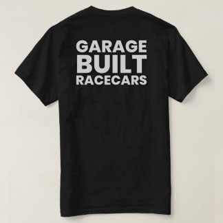 Camiseta Garagem construída Racecars Grande T-Shirt
