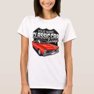 Camiseta Garagem de Carro Clássico Personalizado 1966 GTO